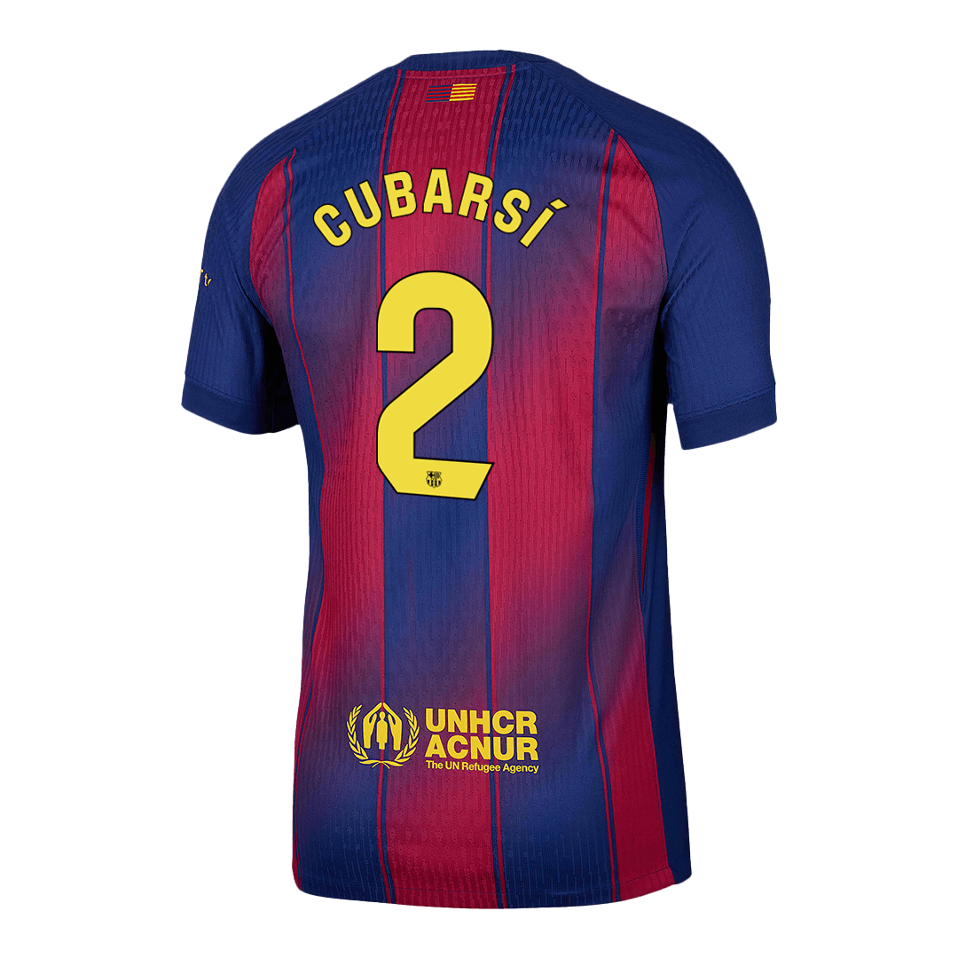 Barcelona pánsky domáci futbalový dres 2025/26 - CUBARSÍ #2 [hráčska verzia]