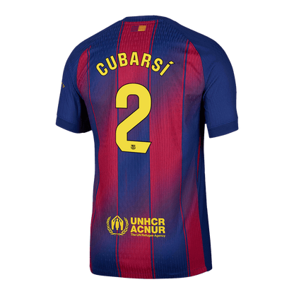Barcelona pánsky domáci futbalový dres 2025/26 - CUBARSÍ #2 [hráčska verzia]