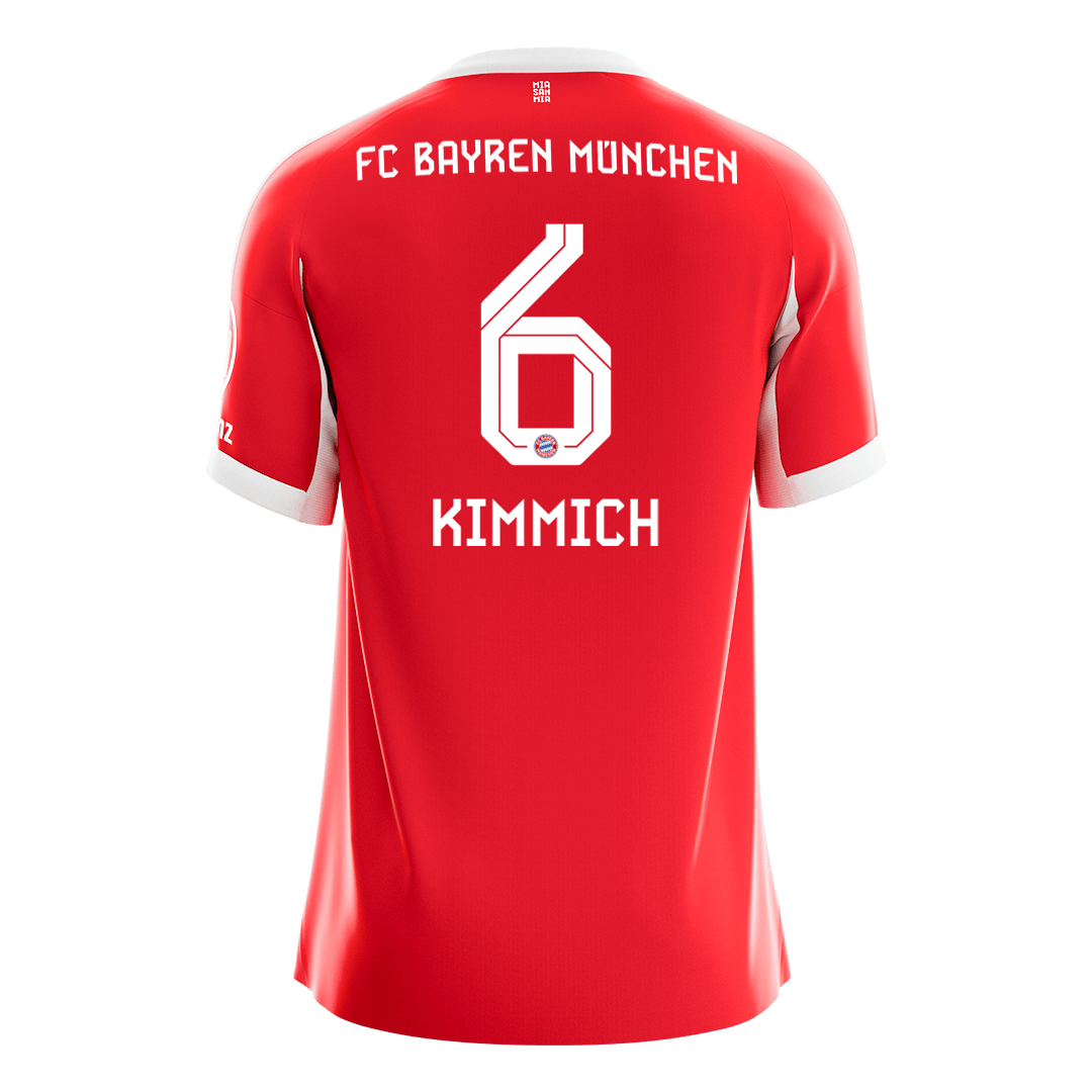 Bayern Mníchov pánsky domáci futbalový dres 2025/26 - KIMMICH #6 (Prémiová kvalita)