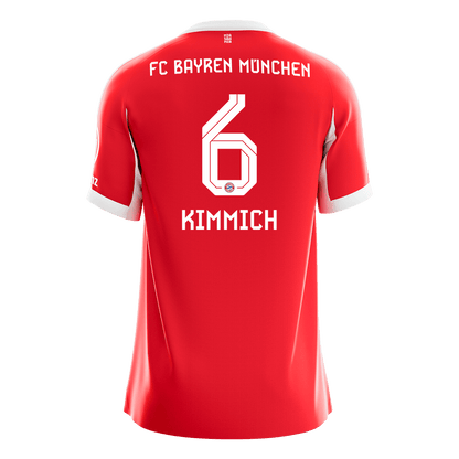 Bayern Mníchov pánsky domáci futbalový dres 2025/26 - KIMMICH #6 (Prémiová kvalita)