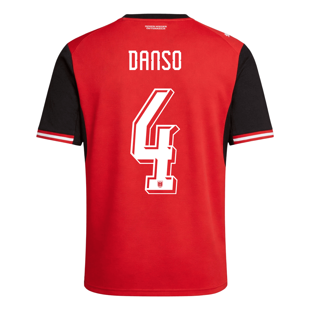 Rakúsko pánsky domáci futbalový dres MS 2026 - DANSO #4