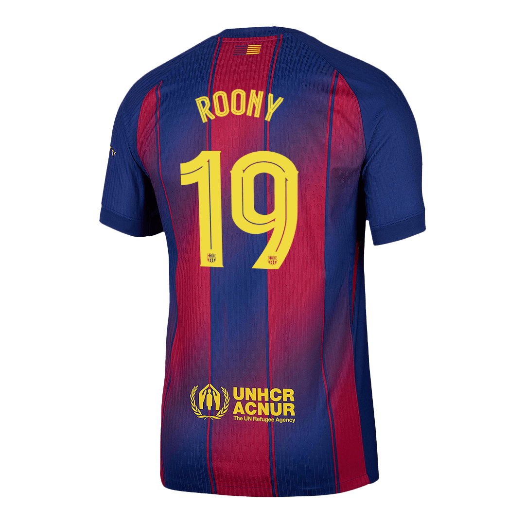 Barcelona pánsky domáci futbalový dres 2025/26 UCL - ROONY #19 [hráčska verzia]