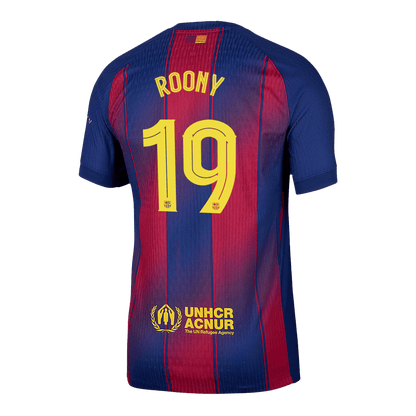 Barcelona pánsky domáci futbalový dres 2025/26 UCL - ROONY #19 [hráčska verzia]