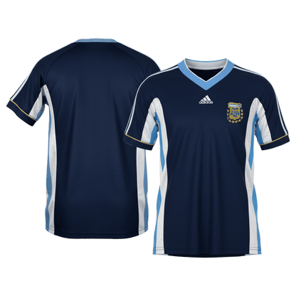Argentína pánsky vonkajší retro futbalový dres 1998
