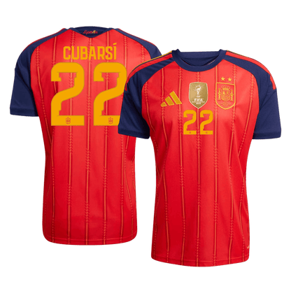 Pánske Futbalový Dres Španielsko Domáci MS 2026 Hráčska Verzia - CUBARSÍ #22