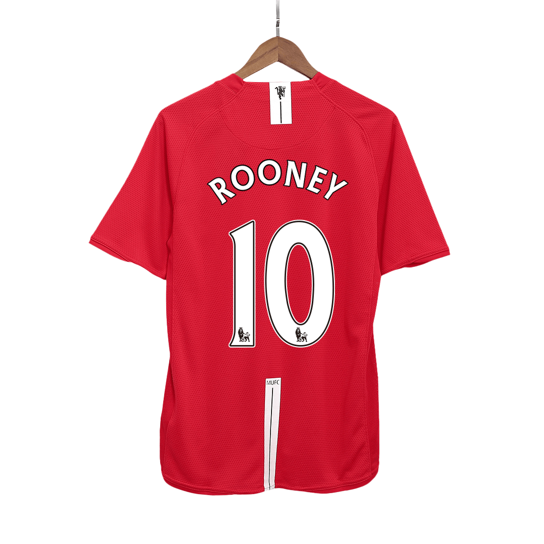 Manchester United pánsky domáci retro futbalový dres 2007/08 - ROONEY #10