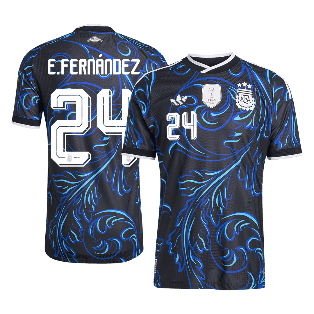 Pánske Futbalový Dres Argentína Vonkajší MS 2026 Hráčska Verzia - E. FERNÁNDEZ #24
