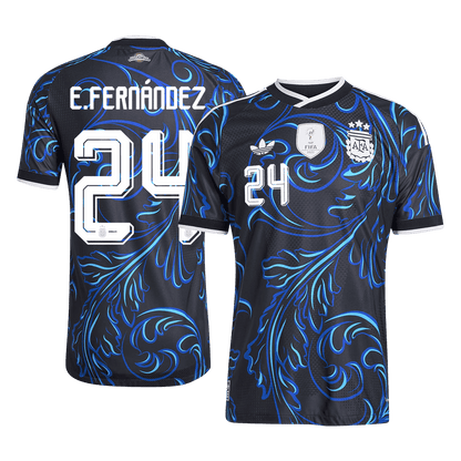Pánske Futbalový Dres Argentína Vonkajší MS 2026 Hráčska Verzia - E. FERNÁNDEZ #24