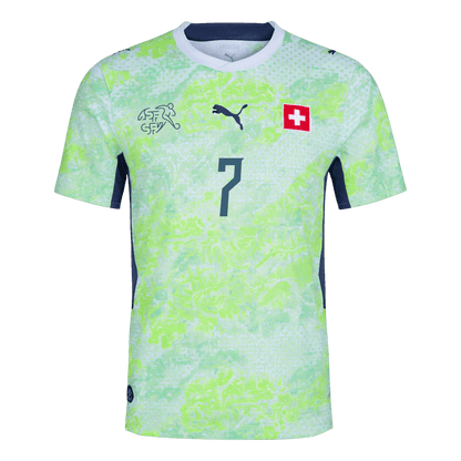 Švajčiarsko pánsky vonkajší futbalový dres MS 2026 - EMBOLO #7 [hráčska verzia]