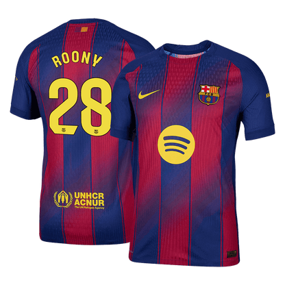 Barcelona pánsky domáci futbalový dres 2025/26 - ROONY #28 [hráčska verzia]
