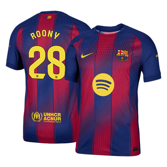 Barcelona pánsky domáci futbalový dres 2025/26 - ROONY #28 [hráčska verzia]