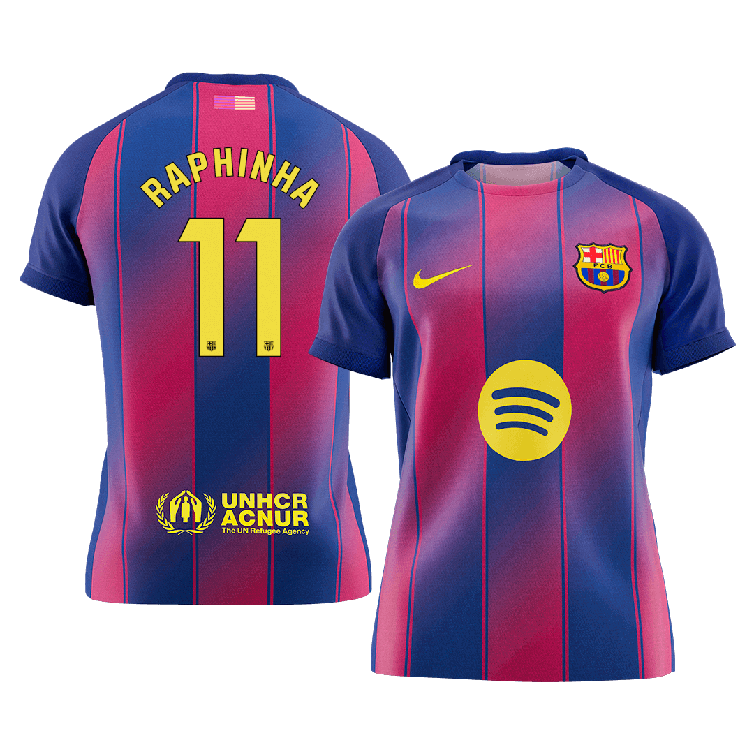 Barcelona pánsky domáci futbalový dres 2025/26 - RAPHINHA #11 (Prémiová kvalita)