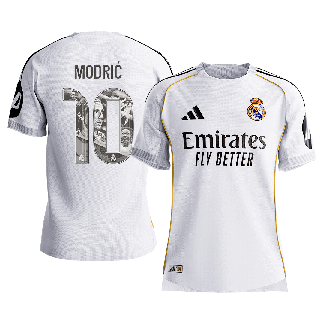 Real Madrid pánsky domáci futbalový dres 2025/26 - MODRIĆ Special #10 [hráčska verzia] (Prémiová kvalita)