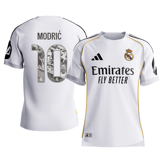 Real Madrid pánsky domáci futbalový dres 2025/26 - MODRIĆ Special #10 [hráčska verzia] (Prémiová kvalita)