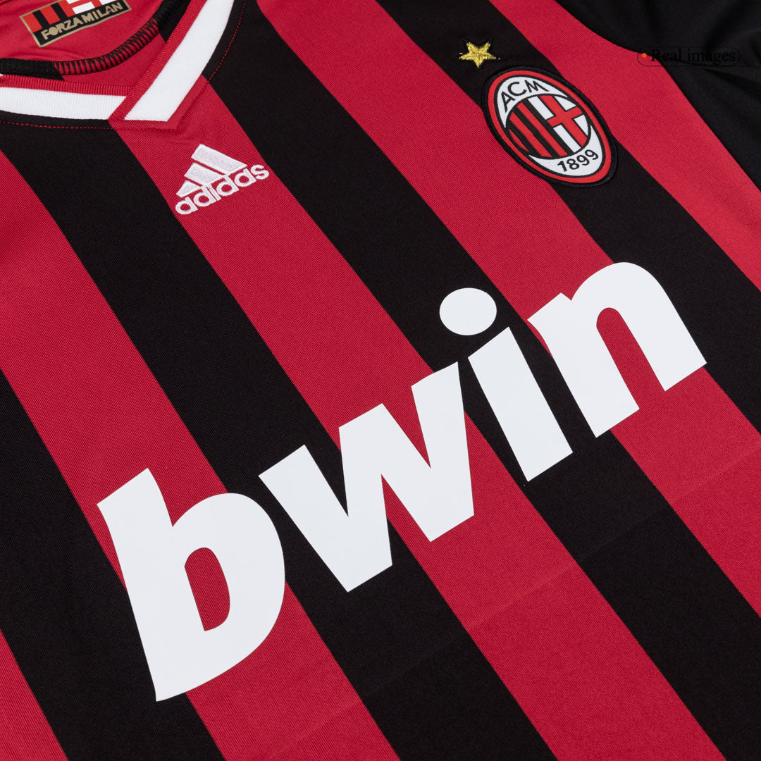 Pánske Retro Futbalový Dres AC Miláno Domáci 2009/10