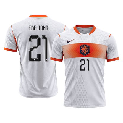 Pánske Futbalový Dres Holandsko Vonkajší MS 2026 Hráčska Verzia - F.DE JONG #21