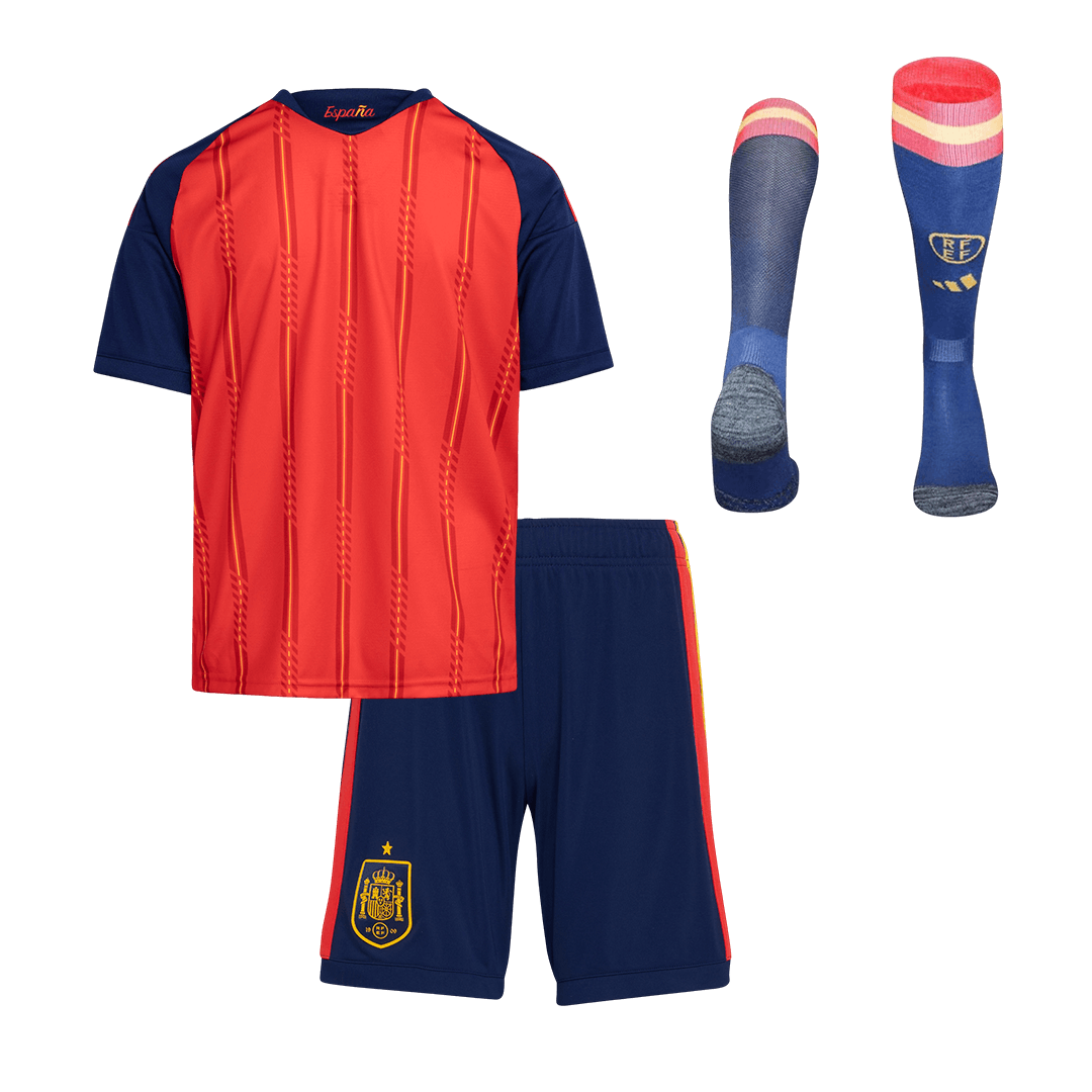 Španielsko detský domáci futbalový komplet MS 2026 (Prémiová kvalita)