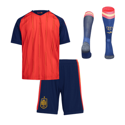 Španielsko detský domáci futbalový komplet MS 2026 (Prémiová kvalita)