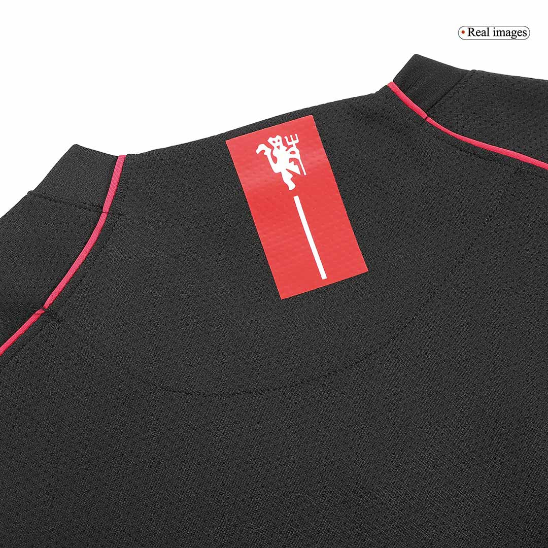 Manchester United pánsky vonkajší retro futbalový dres s dlhými rukávmi 2007/08 - SCHOLES #18