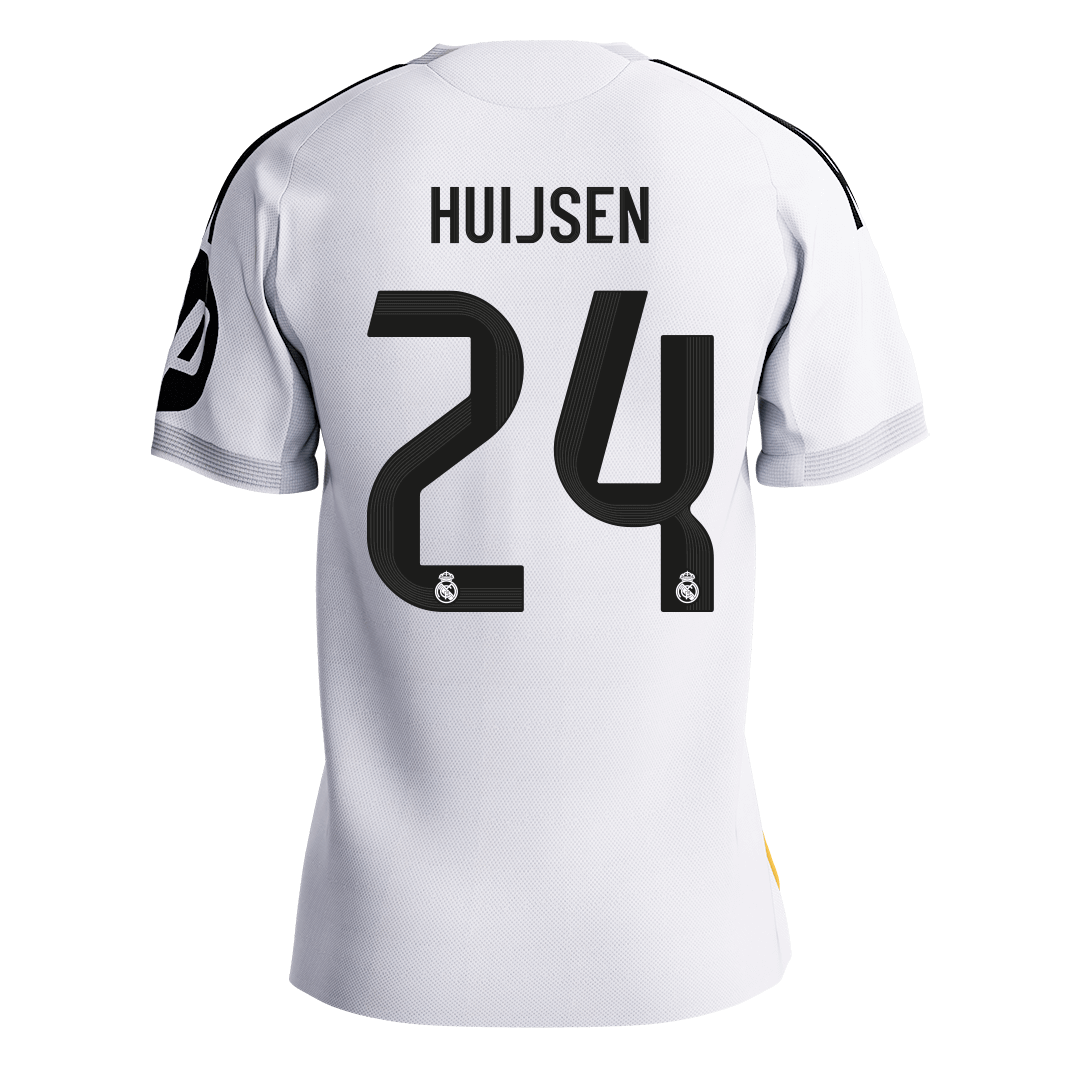 Real Madrid pánsky domáci futbalový dres 2025/26 - HUIJSEN #24 [hráčska verzia] (Prémiová kvalita)