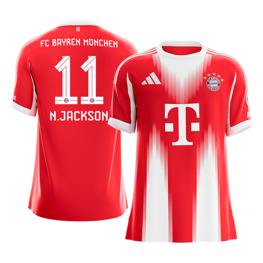 Bayern Mníchov pánsky domáci futbalový dres 2025/26 - N.JACKSON #11 (Prémiová kvalita)