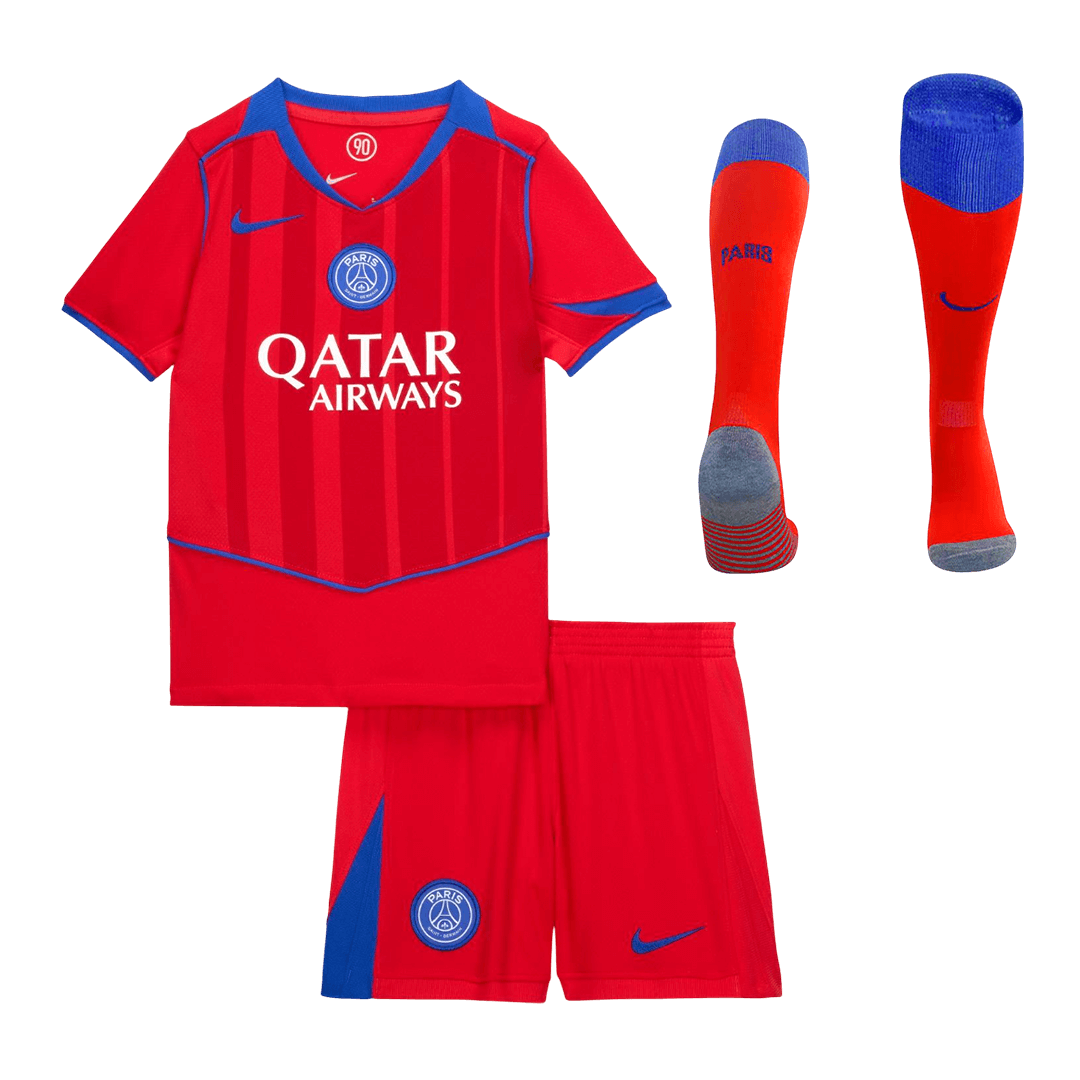 PSG detský tretí futbalový komplet 2025/26