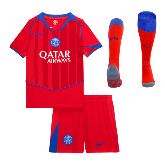 PSG detský tretí futbalový komplet 2025/26