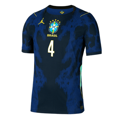 Pánske Futbalový Dres Brazília Vonkajší MS 2026 Hráčska Verzia - MARQUINHOS #4