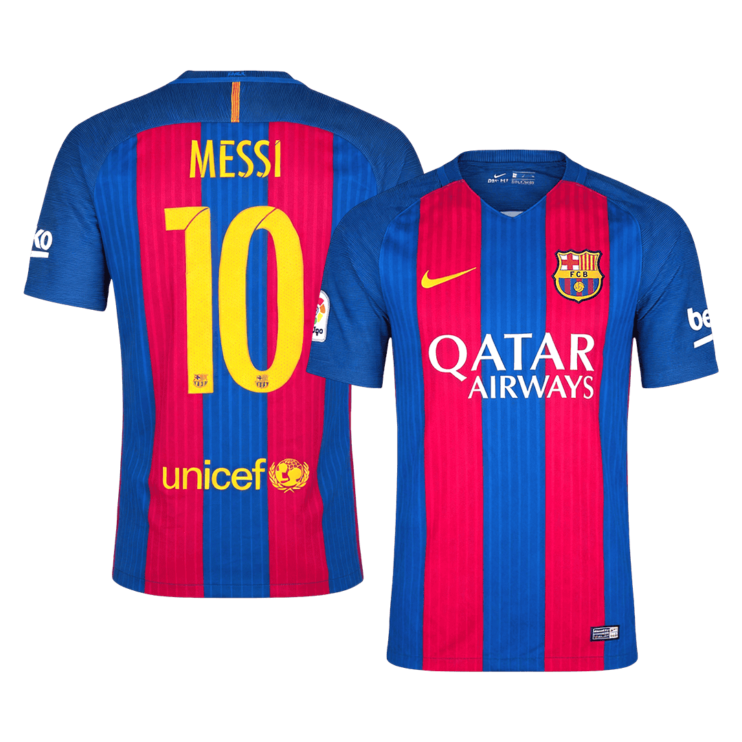 Pánske Retro Futbalový Dres Barcelona Domáci 2016/17 - MESSI #10