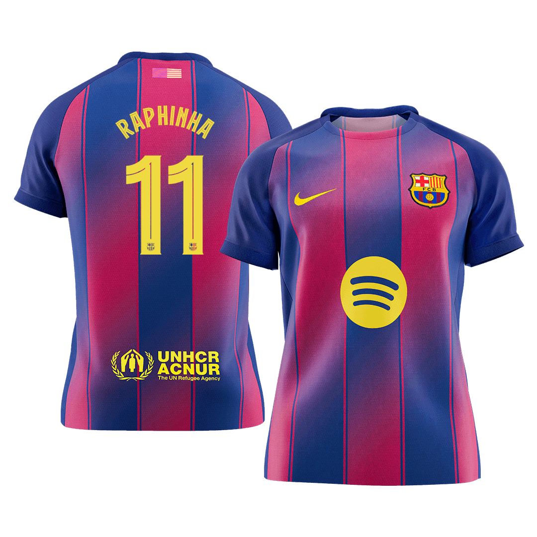Barcelona pánsky domáci futbalový dres 2025/26 UCL - RAPHINHA #11 (Prémiová kvalita)