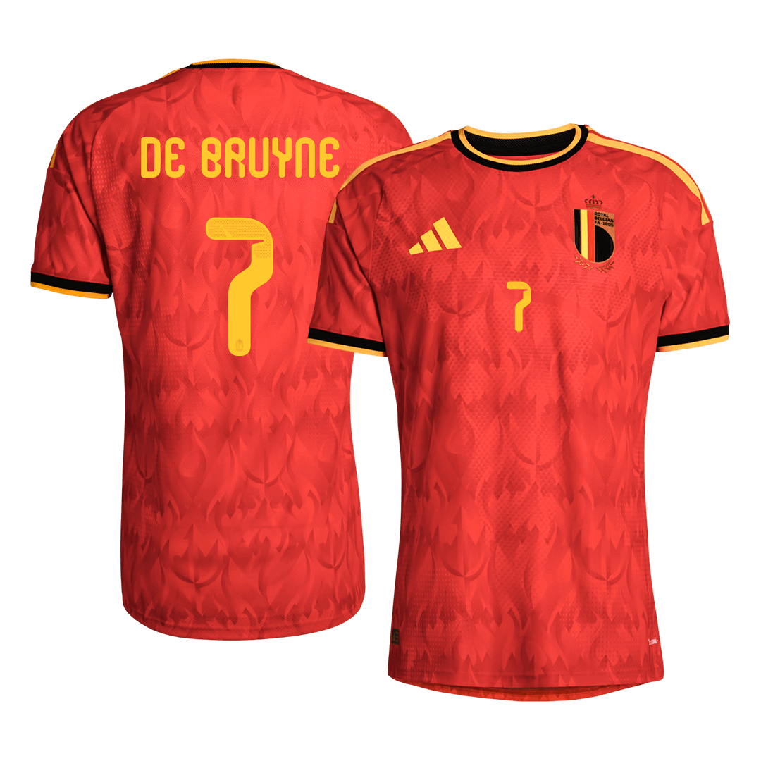 Belgicko pánsky domáci futbalový dres MS 2026 - DE BRUYNE #7 [hráčska verzia]