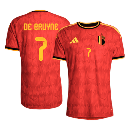 Belgicko pánsky domáci futbalový dres MS 2026 - DE BRUYNE #7 [hráčska verzia]