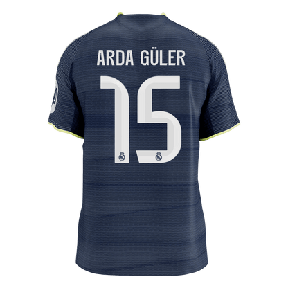 Real Madrid pánsky vonkajší futbalový dres 2025/26 - ARDA GÜLER #15 [hráčska verzia] (Prémiová kvalita)