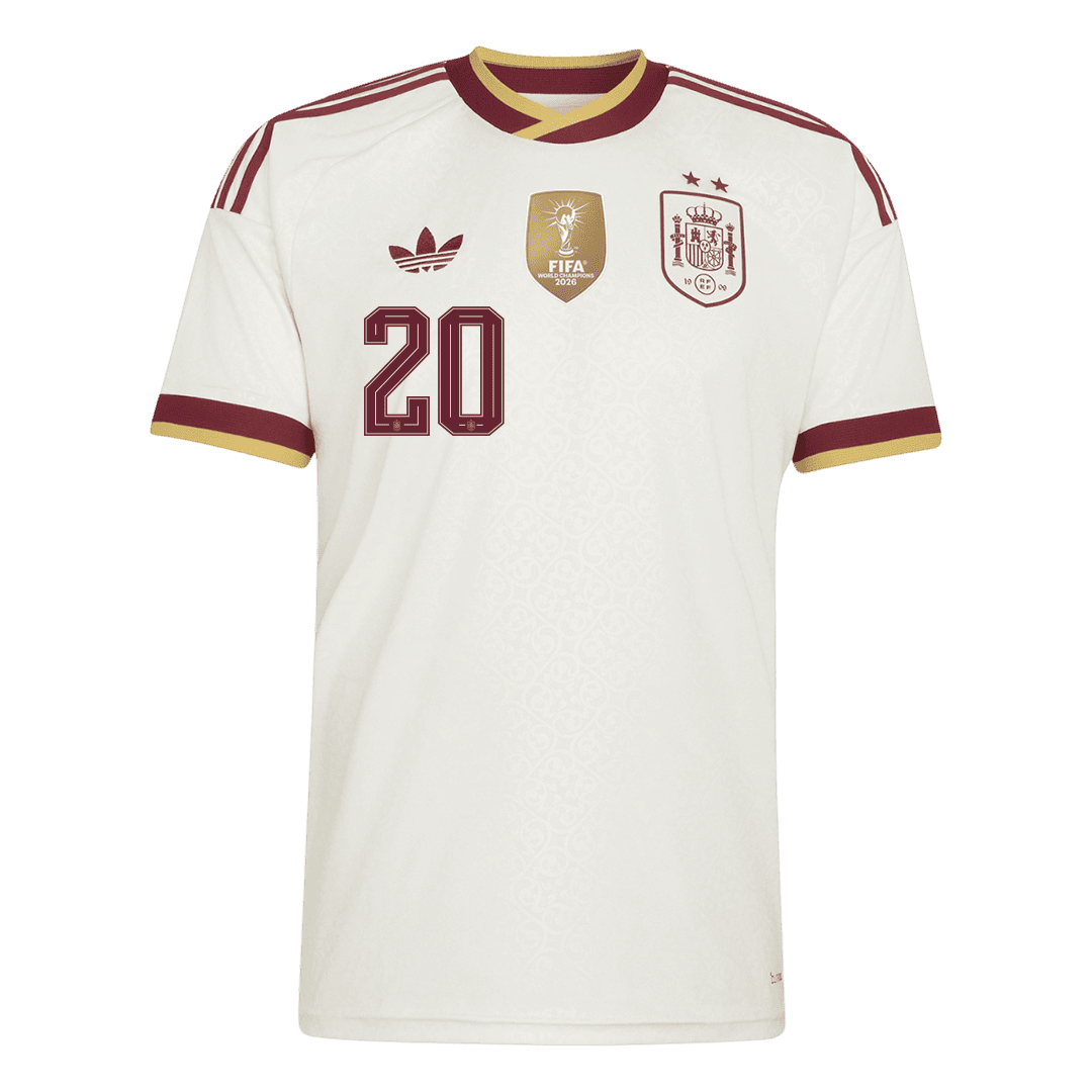 Pánske Futbalový Dres Španielsko Vonkajší MS 2026 - PEDRI #20