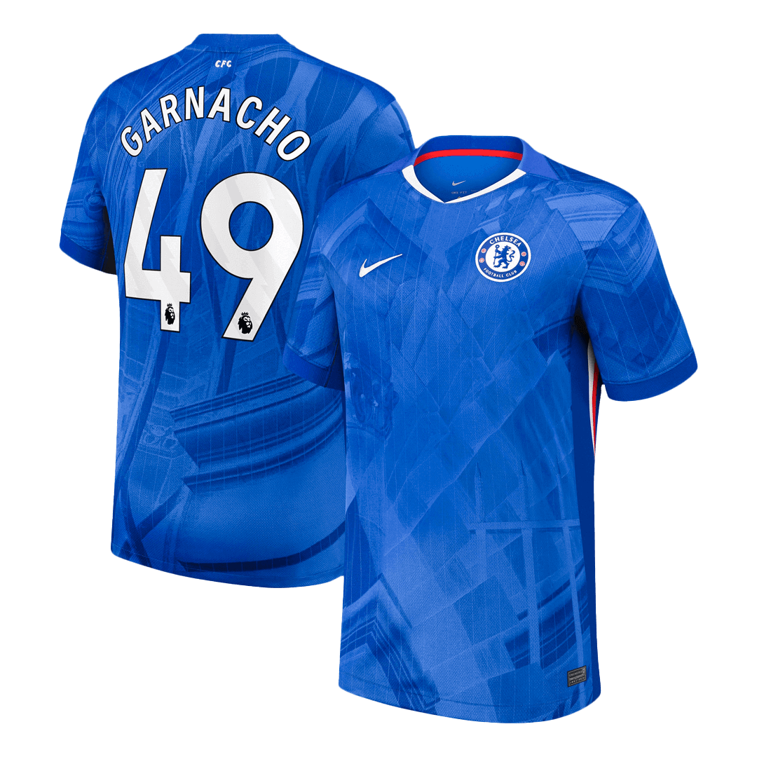 Chelsea pánsky domáci futbalový dres 2025/26 - GARNACHO #49 (Prémiová kvalita)