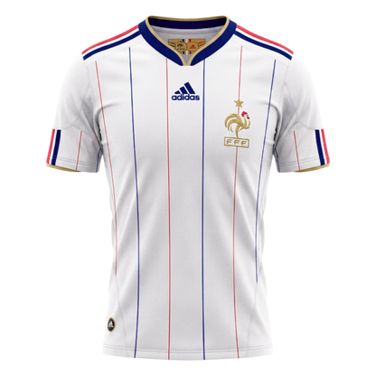 Francúzsko pánsky vonkajší retro futbalový dres 2010