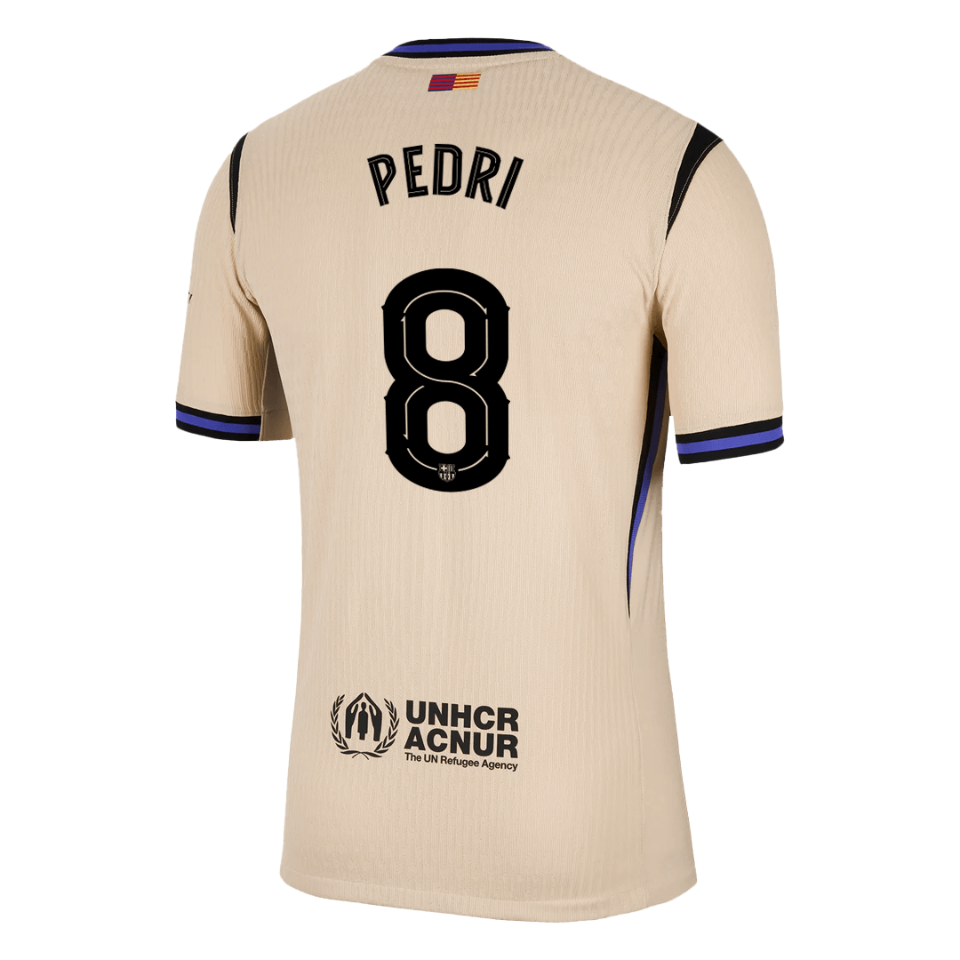 Barcelona pánsky vonkajší futbalový dres 2025/26 UCL - PEDRI #8 [hráčska verzia]