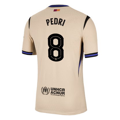 Barcelona pánsky vonkajší futbalový dres 2025/26 UCL - PEDRI #8 [hráčska verzia]