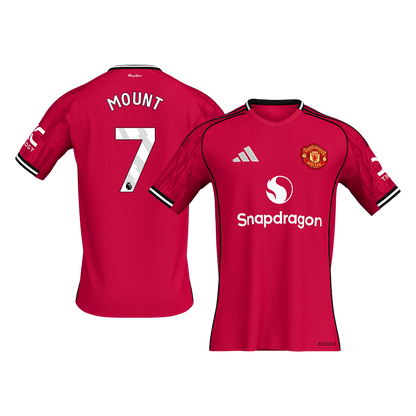 Manchester United pánsky domáci futbalový dres 2025/26 - MOUNT #7 (Prémiová kvalita)