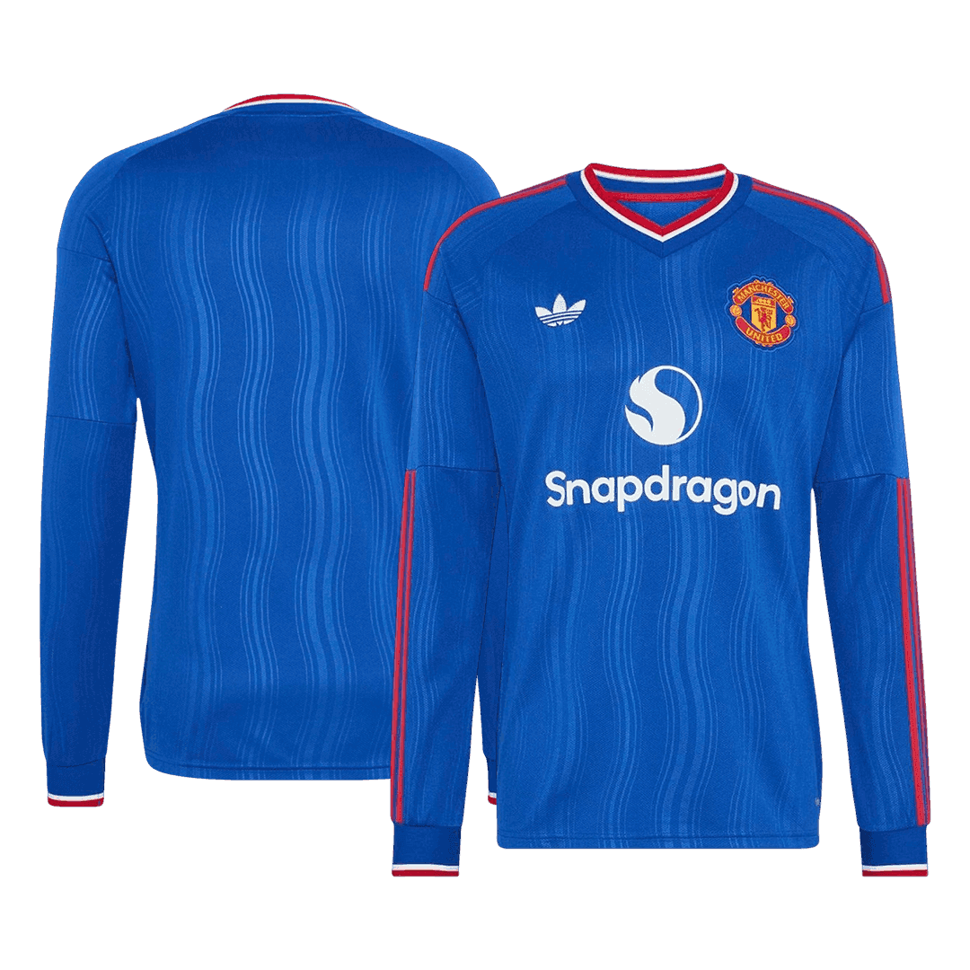 Manchester United pánsky Vonkajší futbalový dres s dlhými rukávmi 2026/27