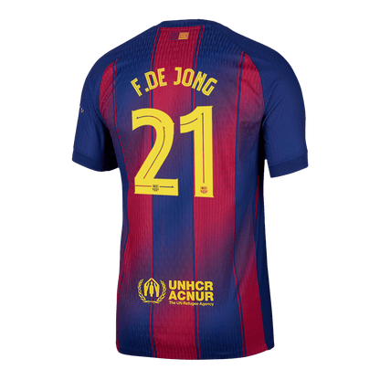 Barcelona pánsky domáci futbalový dres 2025/26 UCL - F.DE JONG #21 [hráčska verzia]