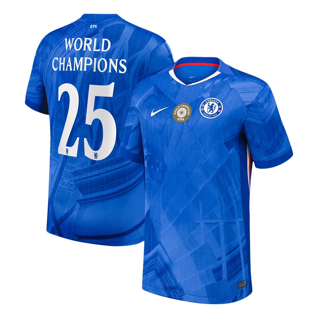 Chelsea pánsky domáci futbalový dres 2025/26 - WORLD CHAMPIONS #25 (Prémiová kvalita)