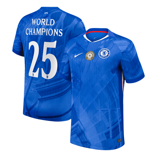 Chelsea pánsky domáci futbalový dres 2025/26 - WORLD CHAMPIONS #25 (Prémiová kvalita)