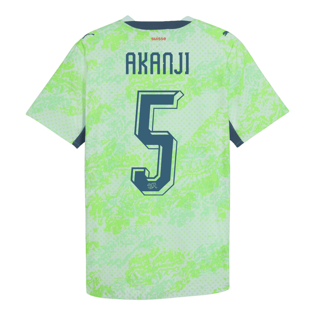 Švajčiarsko pánsky vonkajší futbalový dres MS 2026 - AKANJI #5