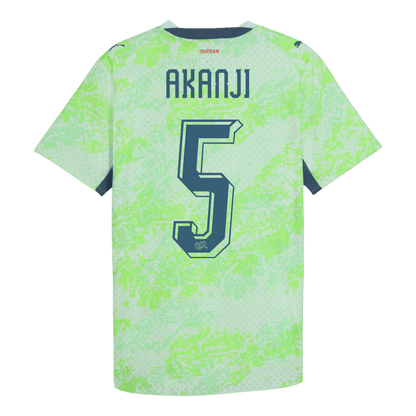 Švajčiarsko pánsky vonkajší futbalový dres MS 2026 - AKANJI #5