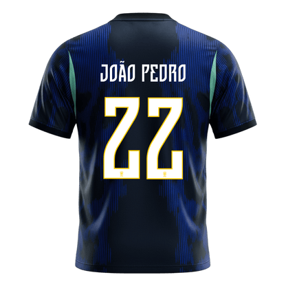 Pánske Futbalový Dres Brazília Vonkajší MS 2026 - JOÃO PEDRO #22