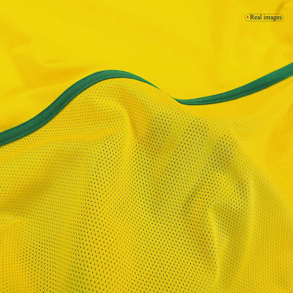 Brazília pánsky domáci retro futbalový dres 2002/03 - RONALDO #9