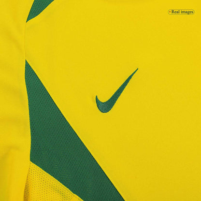 Brazília pánsky domáci retro futbalový dres 2002/03