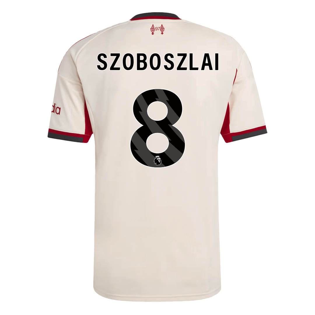 Liverpool pánsky vonkajší futbalový dres 2025/26 - SZOBOSZLAI #8