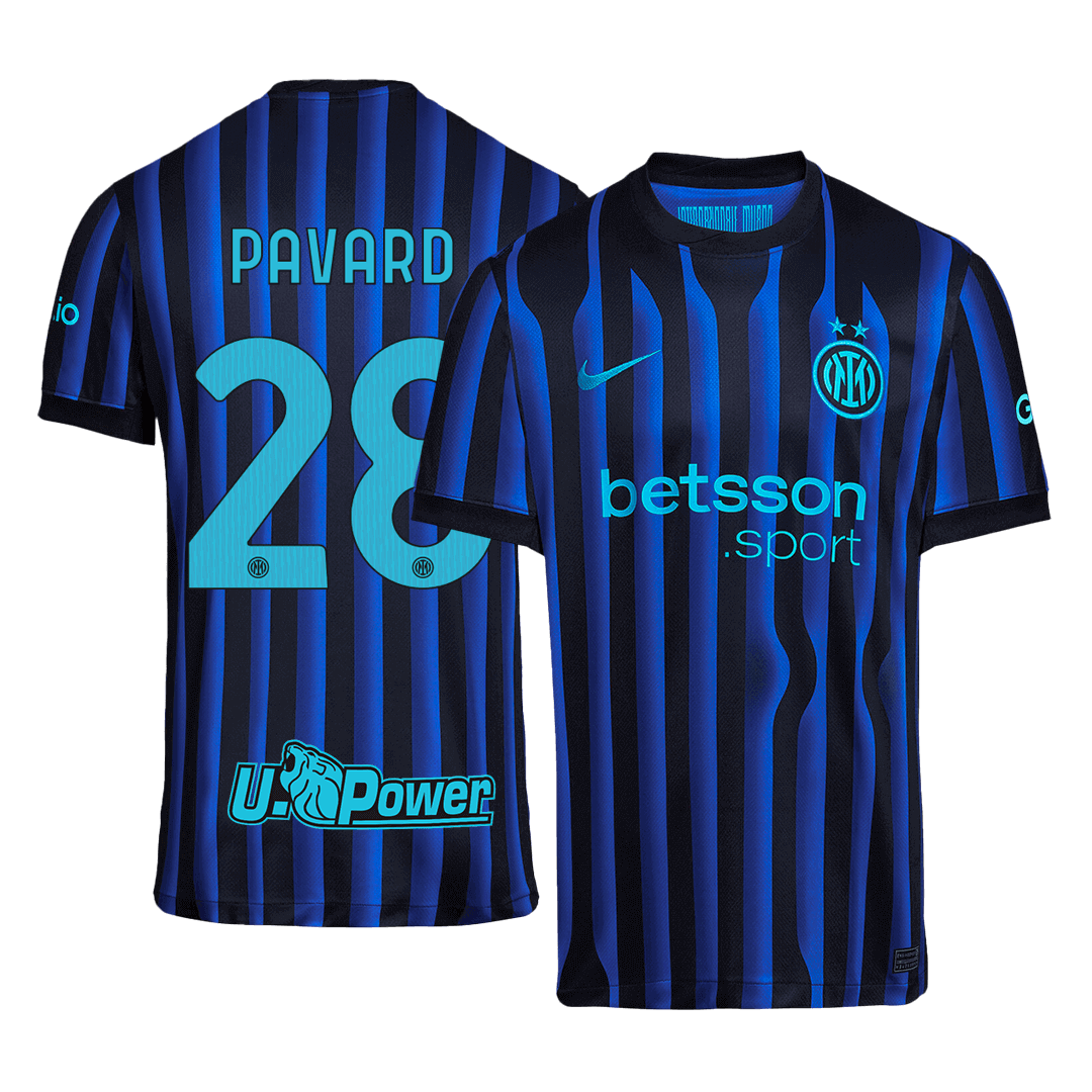 Inter Miláno pánsky domáci futbalový dres 2025/26 - PAVARD #28